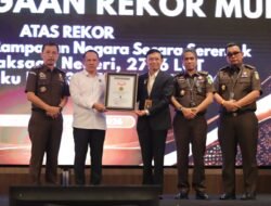 MURI Catat Lelang Serentak Kejaksaan sebagai Rekor Dunia