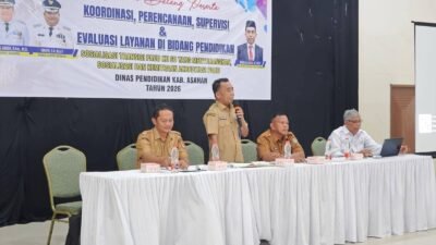 Perkuat Sinergi Pendidikan Anak Dini, Kadisdik Asahan Buka Sosialisasi Transisi PAUD ke SD yang Menyenangkan