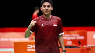 Ubed dari PB Djarum Antar Indonesia Raih Emas