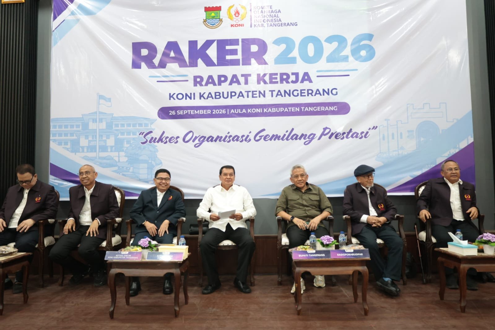 Jelang Porprov Banten, Bupati Maesyal Minta KONI Tangerang Matangkan Pembinaan Atlet
