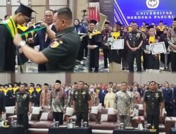 Kasdim 0819 Dampingi Danrem 083/Bdj Hadiri Wisuda Sarjana Unmer Pasuruan, Dorong Generasi Muda Berjiwa Kebangsaan