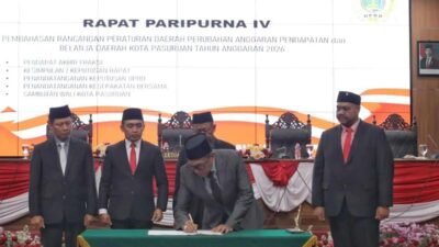 DPRD Kota Pasuruan Sepakati Raperda Perubahan APBD 2026 Menjadi Perda