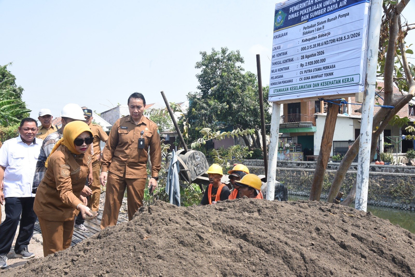 Pemkab Sidoarjo Tambah Kapasitas Rumah Pompa Sidokare Jadi 1.200 Liter per Detik