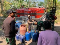 Bentuk Kepedulian Kodim 0820/Probolinggo melalui Koramil Jajaran Salurkan Bantuan Air Bersih
