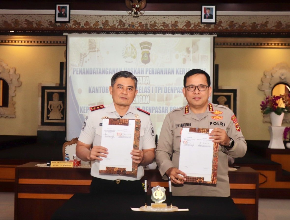 Imigrasi dan Polresta Denpasar Perkuat Pengawasan WNA