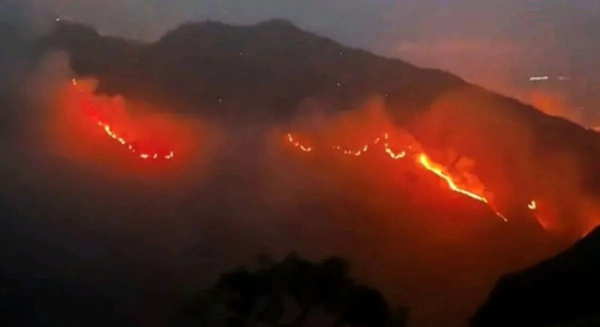 Kebakaran Gunung Rinjani