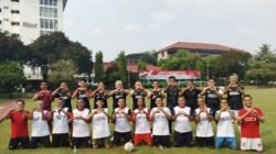 Harli Siregar Cetak Gol di Laga Sepak Bola Badiklat Kejaksaan