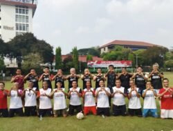 Harli Siregar Cetak Gol di Laga Sepak Bola Badiklat Kejaksaan