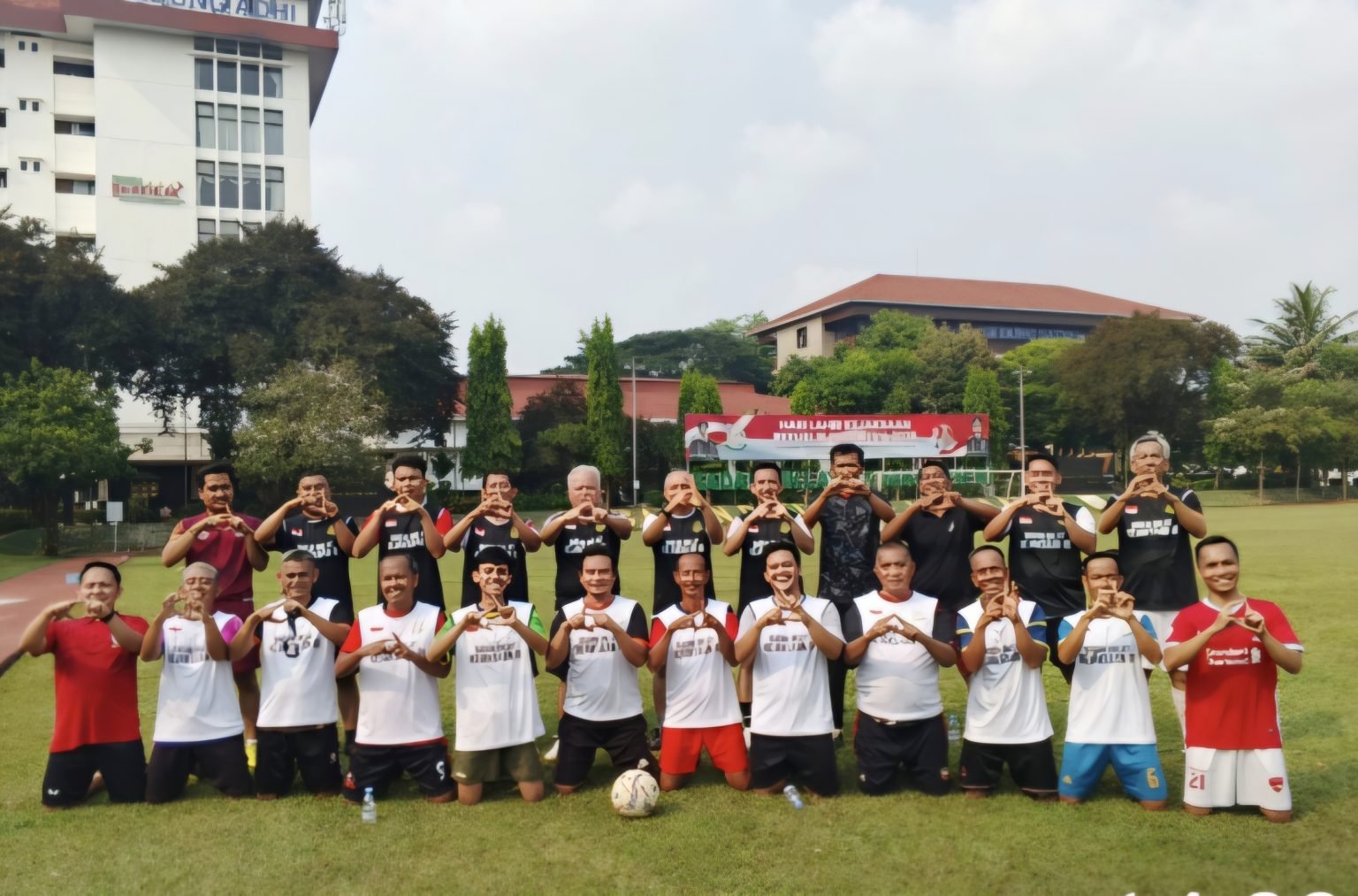 Harli Siregar Cetak Gol di Laga Sepak Bola Badiklat Kejaksaan