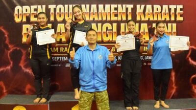 Tim Karate TNI AU Raih Satu Emas dan Dua Perunggu di Piala Panglima TNI Cup 2026