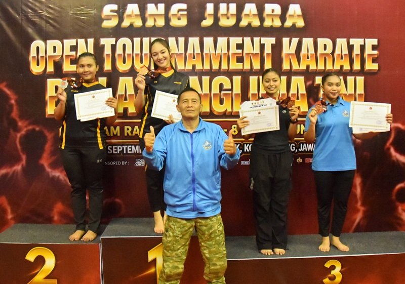 Tim Karate TNI AU Raih Satu Emas dan Dua Perunggu di Piala Panglima TNI Cup 2026