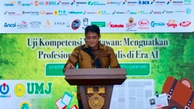 Penutupan UKW INDOPOSCO-LUKW UMJ Diwarnai Doa untuk Wartawan Hilang
