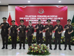 Tiga Kajari Baru Dilantik Kajati Jakarta