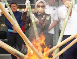 Kejari Musi Rawas Musnahkan Barang Bukti 20 Perkara
