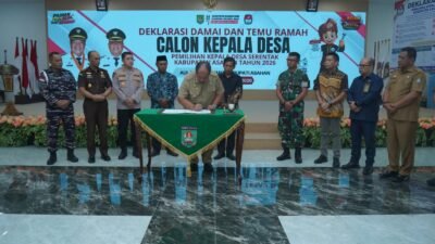Bupati Asahan Pimpin Deklarasi Pilkades Damai 2026