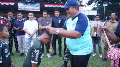 Bupati Asahan Tutup Turnamen Sepak Bola U-10 Rambate Rata Raya Cup 2026