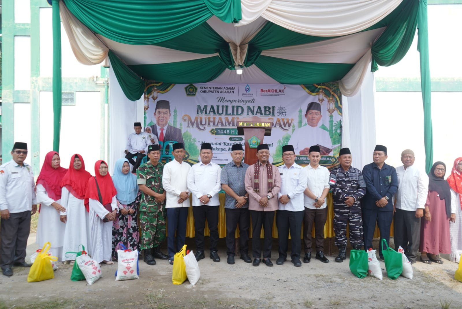 Wabup Asahan Ajak Warga Teladani Akhlak Rasulullah