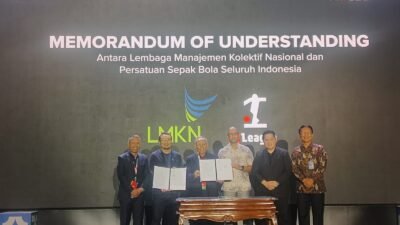 PSSI dan LIB Gandeng LMKN Bangun Ekosistem Musik Sepak Bola