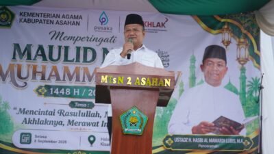 Wabup Asahan Ajak Warga Teladani Akhlak Rasulullah