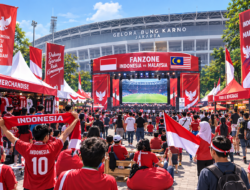 Fanzone Ramaikan Jelang Indonesia vs Malaysia