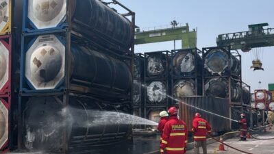 Kebakaran Kontainer di NPCT1 Cepat Dipadamkan, Tidak Ada Korban