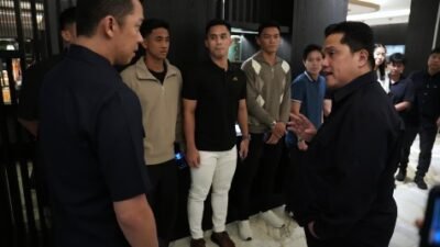Erick Thohir Motivasi Tim Bulu Tangkis Indonesia