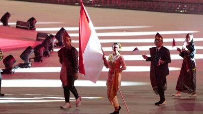 Kemenpora: Budaya Nusantara Warnai Defile Indonesia di Asian Games 2026