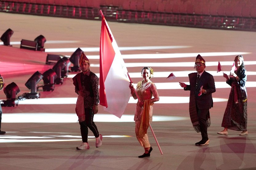 Kemenpora: Budaya Nusantara Warnai Defile Indonesia di Asian Games 2026