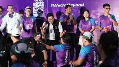 Menpora Erick Lepas Ribuan Peserta Amartha 10X Run di GBK