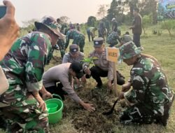 Peduli Lingkungan, Sambut HUT TNI ke-81 Kodim Probolinggo Tanam Bibit Pohon