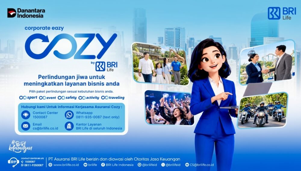 BRI Life Luncurkan Asuransi COZY, Premi Mulai Rp 1.000 per Hari