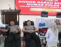 Peringati HUT ke-75 Humas Polri, Polda NTB Gelar Donor Darah