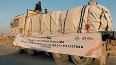 Gaza Terima Bantuan 1.000 Ton Tepung Terigu, Krisis Pangan Masih Mengancam