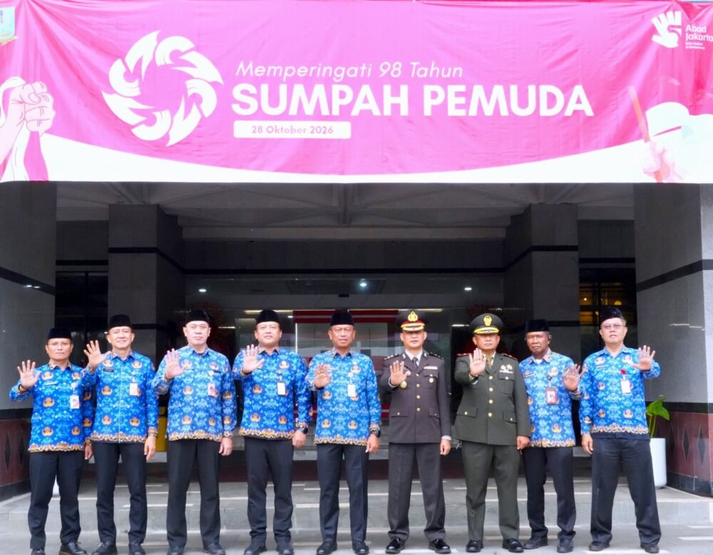 Munjirin Pimpin Upacara Hari Sumpah Pemuda ke-98 di Jakarta Timur