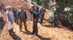 Pastikan Sesuai Target, Dandim Tinjau Pembangunan Jembatan Garuda Di Tiga Kecamatan