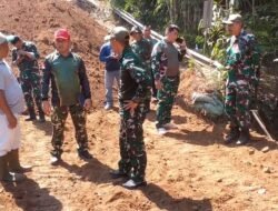 Pastikan Sesuai Target, Dandim Tinjau Pembangunan Jembatan Garuda di Tiga Kecamatan