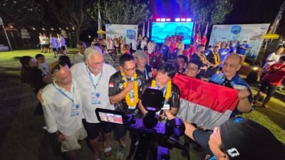 Royke M. Legi Raih Emas di Kejuaraan Dunia Selam