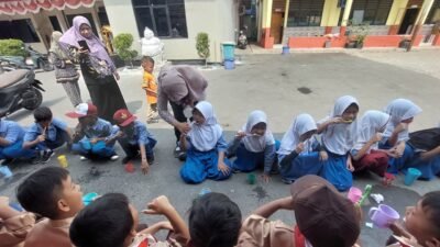 UPTD Puskesmas Kresek Tangerang Edukasi Ratusan Murid SDN Jaga Kesehatan Gigi Sejak Dini
