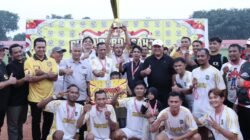 Pererat Silaturahmi dan Sportivitas, Bupati Asahan Resmi Tutup Turnamen Sepak Bola Piala DPRD Usia 35+