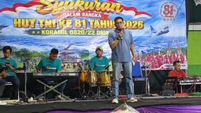 Pererat Silaturami dan Sinergitas Lintas Sektoral, Koramil Dringu Gelar Tasyakuran HUT TNI Ke 81