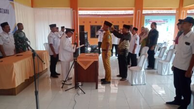 Danramil Winongan Hadiri Pelantikan Kepala Dusun Brintik Kidul Desa Penataan