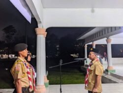 Kadis Pendidikan Asahan Hadiri Api Unggun dan Penutupan Rover and Rangers Camp IAIDU 2026