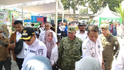 Koramil Besuk Kawal Dan Amankan Pelaksanaan Gerakan Pangan Murah