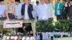 Danramil Nguling Hadiri Apel Hari Santri 2026, Kobarkan Semangat Santri untuk Indonesia Emas
