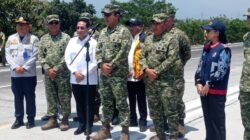 Bersama Sejumlah Pihak Dandim Hadiri Uji Coba Landasan Pacu Darurat Landing/Take Off Pesawat Tempur