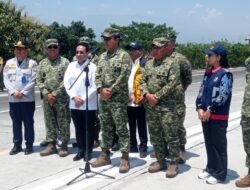 Bersama Sejumlah Pihak Dandim Hadiri Uji Coba Landasan Pacu Darurat Landing/Take Off Pesawat Tempur