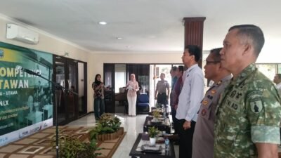 Asah Kompetensi Jurnalis, Danramil Paiton Hadiri Gelaran UKW PWI Probolinggo Raya Angkatan 60