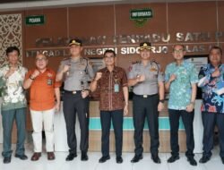 Sidoarjo Ajak Silaturahmi Kapolresta Sidoarjo Perkuat Sinergitas dengan Pengadilan Negeri
