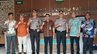 Sidoarjo Ajak Silaturahmi Kapolresta Sidoarjo Perkuat Sinergitas dengan Pengadilan Negeri