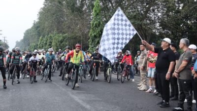 Bupati Asahan Ajak Masyarakat Budayakan Hidup Sehat Lewat Gowes Bersama